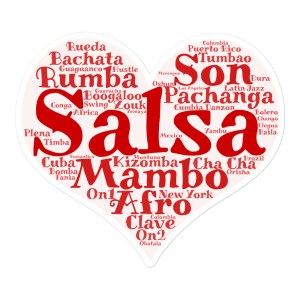 Heart of Salsa - Sticker