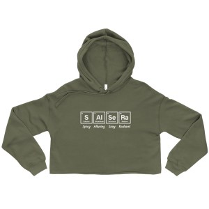 Salsera Periodic Table - Crop Hoodie