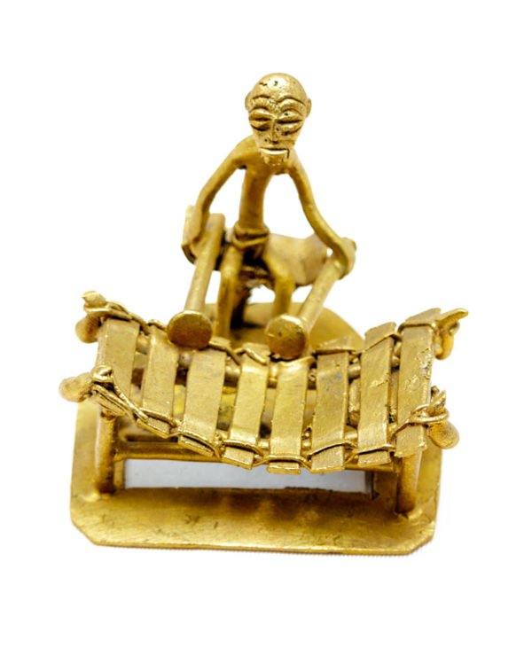 Brass Xylophone Player