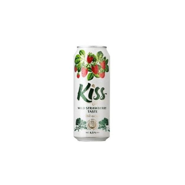 Kiss Wild Strawberry Can - 500ml