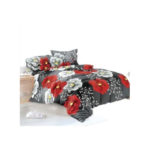 Queen Size Bedsheet 4 Pieces - Multicolor
