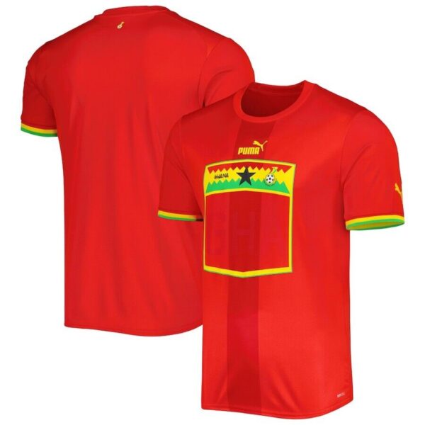 Ghana Black Stars World Cup Sports Soccer Jersey Shirt - Red